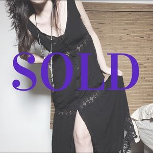 🛑SOLD🛑 Black Maxi Boho Dress